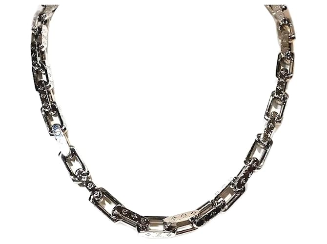 Louis Vuitton Monogram Collier Chain Bracelet M64196 Silvery Metal  ref.1163287