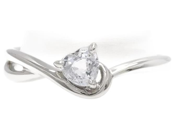 & Other Stories Platinum sapphire ring Silvery Metal  ref.1163288