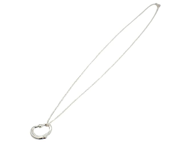 Tiffany & Co Open Heart Silvery Silver  ref.1163401