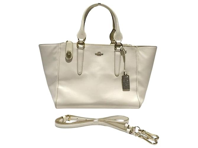 Coach Beige Leather  ref.1163487