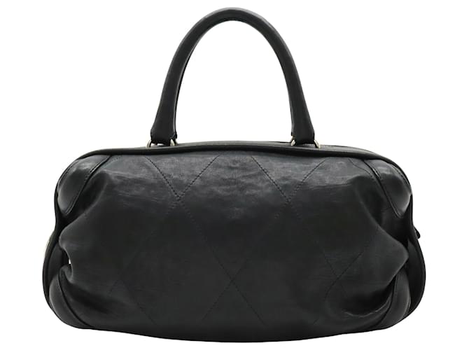 Chanel Bowling Black Leather  ref.1163583