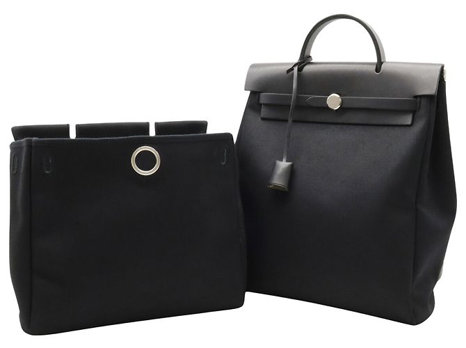 Hermès Hermes Herbag Schwarz