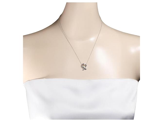 Tiffany & Co corazón amoroso Plata Plata  ref.1163806