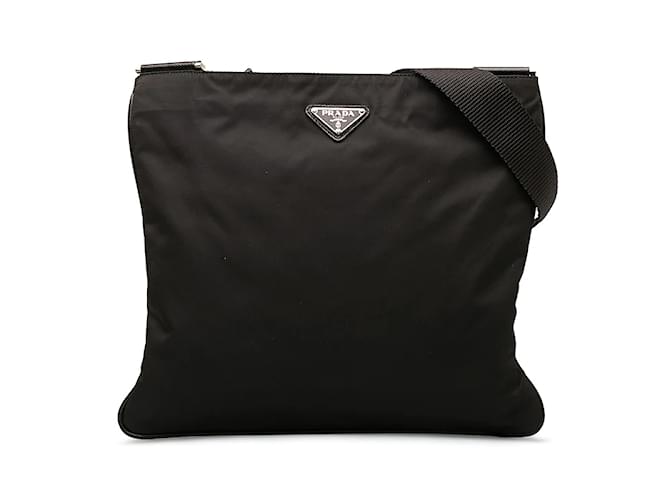 Prada Tessuto Crossbody bag Black Cloth  ref.1164027