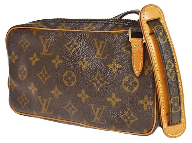 Louis Vuitton Marly Brown Cloth  ref.1164065