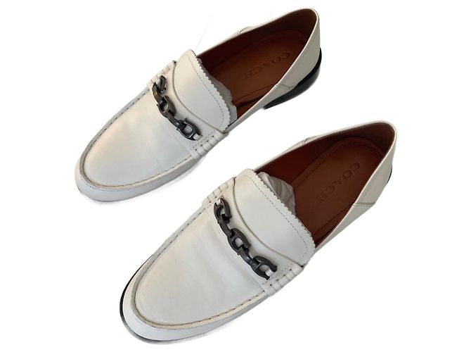 Coach Putman Loafer Weiß Leder