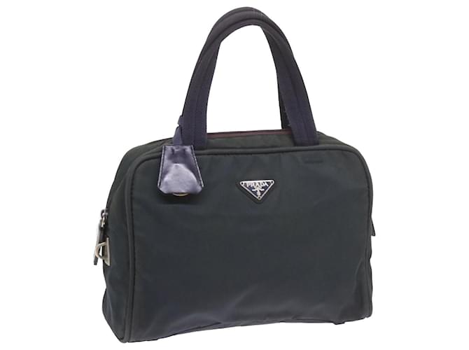 PRADA Hand Bag Nylon Green Auth 60700  ref.1164366