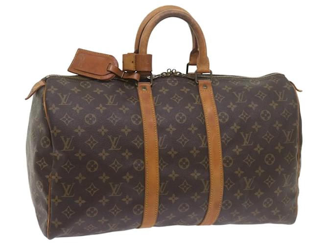 Louis Vuitton-Monogramm Keepall 45 Boston Bag M.41428 LV Auth 60168 Leinwand  ref.1164388