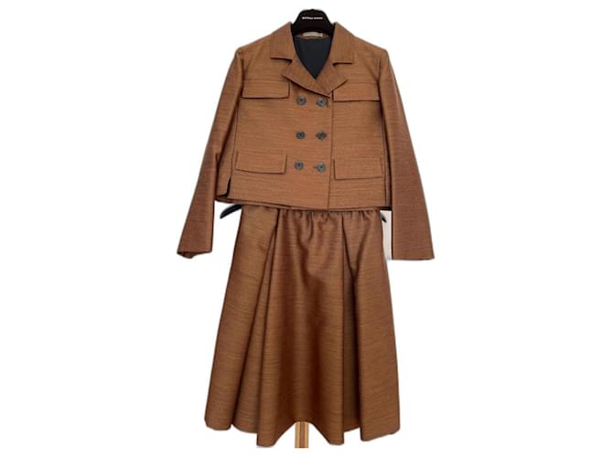 Bottega Veneta Skirt suit Brown  ref.1164491