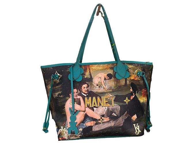 Louis Vuitton Neverfull Édition limitée « Manet » Bleu