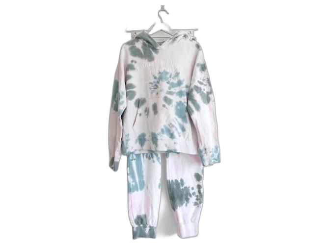Conjunto de chándal Dior con efecto tie-dye para niña Rosa Gris Algodón  ref.1164993