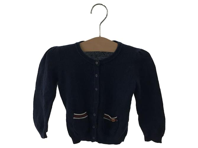 Gucci One piece Jacket Navy blue Wool  ref.1165394