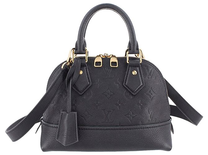 Louis Vuitton Black Monogram Empreinte Neo Alma BB Preto