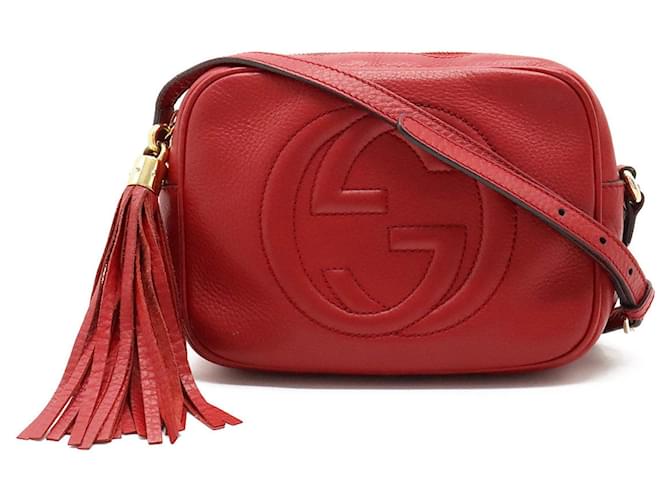 Gucci Soho Red Leather  ref.1164579
