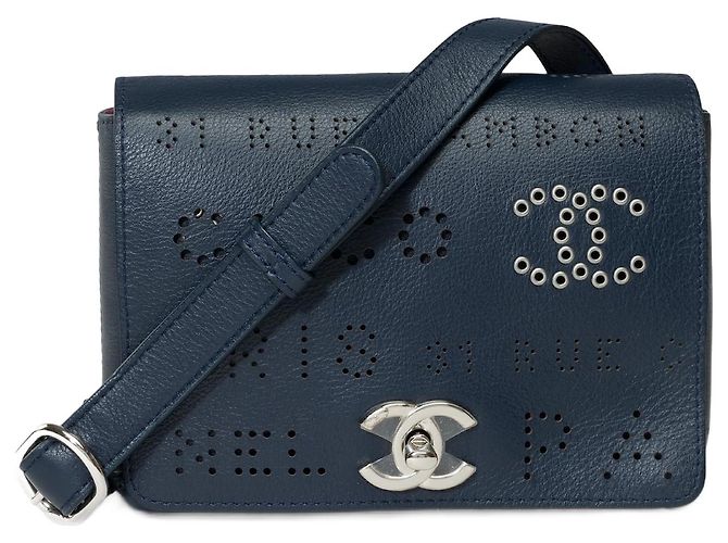 Timeless CHANEL Bag in Blue Leather - 101611