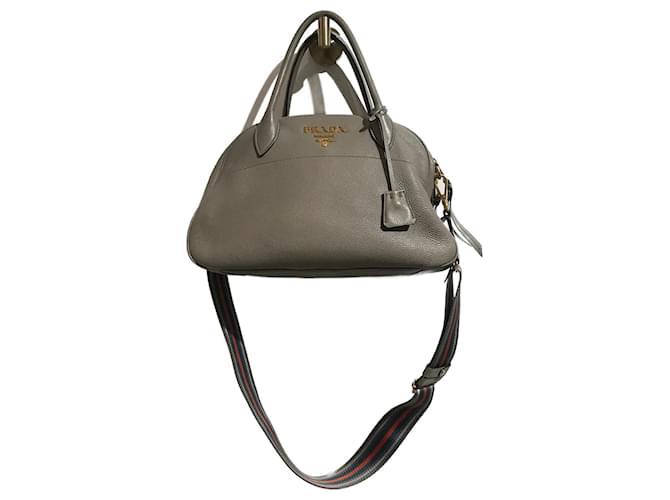 PRADA  Handbags T.  leather Grey  ref.1164621