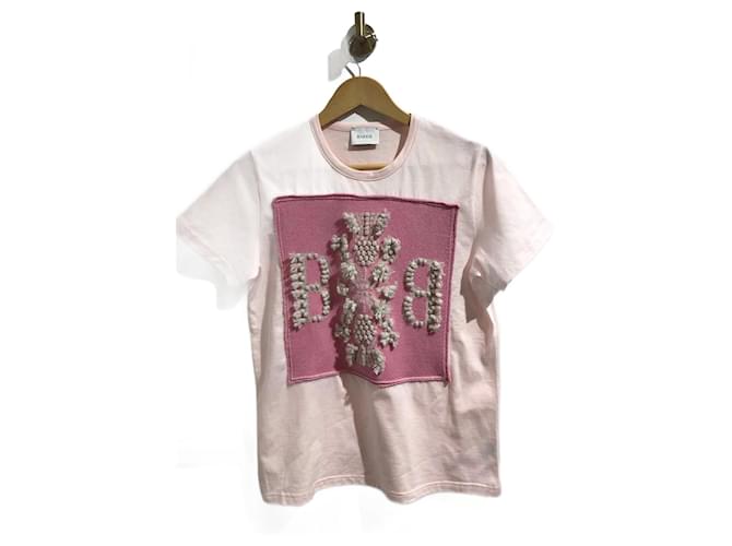 T-shirt BARRIE.International M Coton Rose  ref.1164630