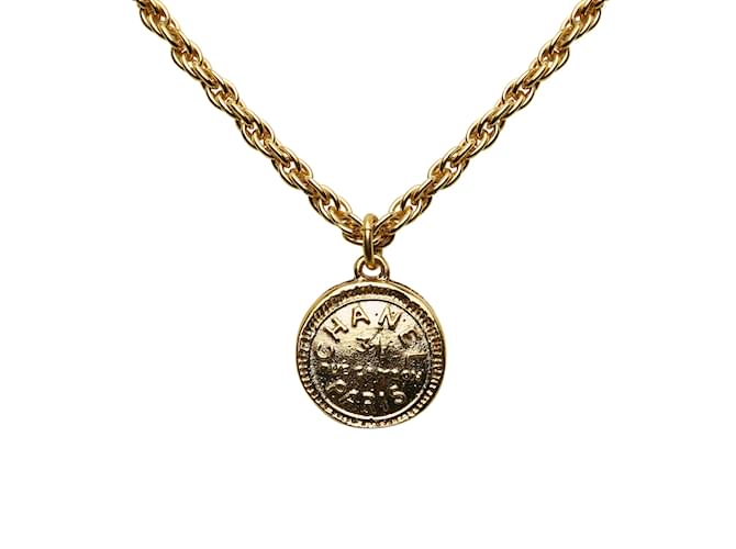 Chanel Canale d'oro 31 Collana con pendente Rue Cambon Oro giallo  ref.1164796