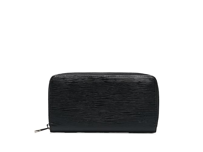 Black Louis Vuitton Epi Zippy Long Wallet Leather  ref.1164940
