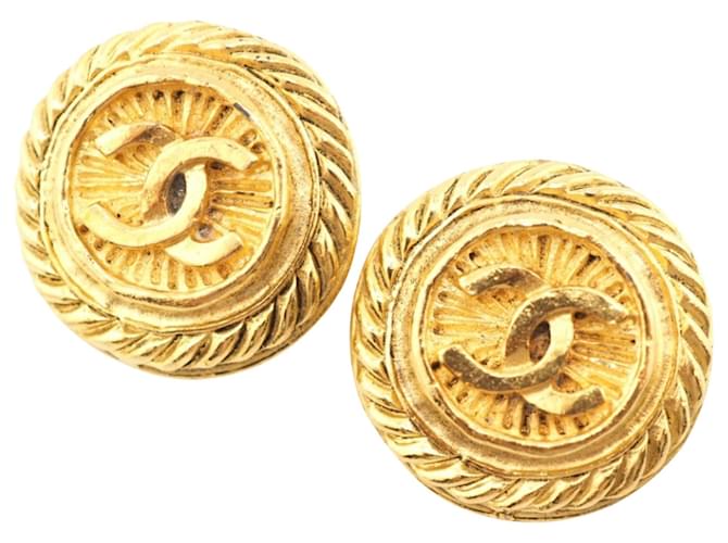 Chanel COCO Mark Golden Gelbes Gold  ref.1165279