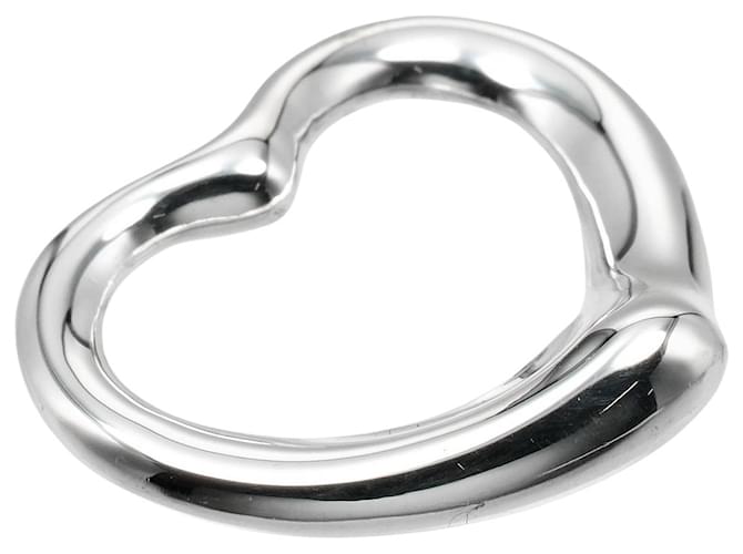 Tiffany & Co Open Heart Silvery Silver  ref.1165296