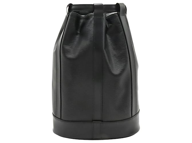 Louis Vuitton Randonnée Black Leather  ref.1165325