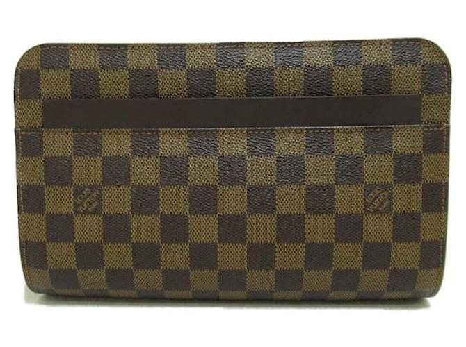 Louis Vuitton Damier Ebene Saint Louis Clutch N51993 Brown Cloth  ref.1165690