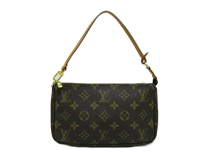 Louis Vuitton Monogram Pochette Accessoires M51980 Toile Marron  ref.1165694