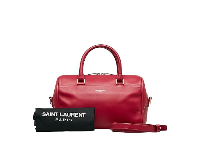 Yves Saint Laurent Classic Baby Duffle Bag 330958 Pink Leather Pony-style calfskin  ref.1165708