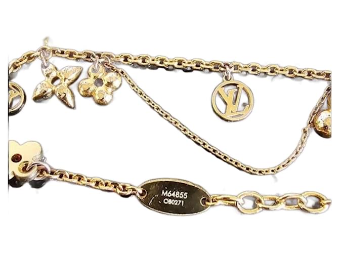 Louis Vuitton Halsketten Golden Metall  ref.1165766