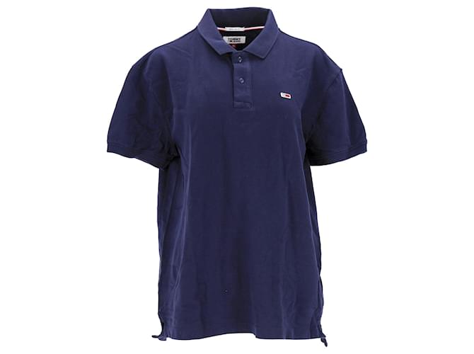 Tommy Hilfiger Mens Tommy Classics Polo Navy blue Cotton  ref.1165912