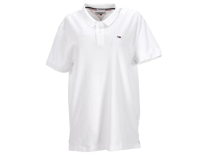 Tommy Hilfiger Mens Tommy Classics Polo White Cotton  ref.1165951