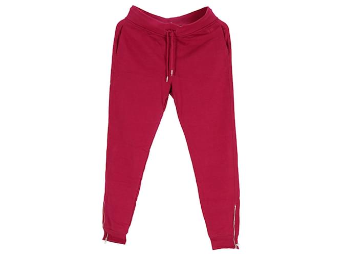 Tommy Hilfiger Womens Essential Drawstring Joggers Red Cotton  ref.1165963