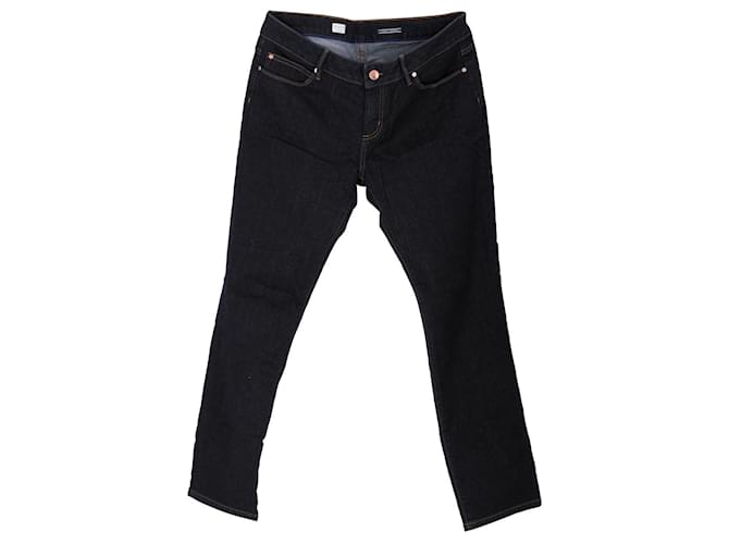 Tommy Hilfiger Jeans feminino Milan Heritage de algodão orgânico Azul  ref.1165983