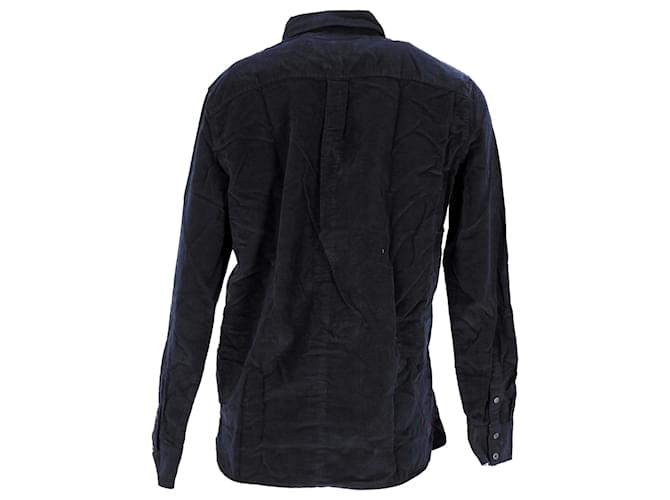 Tommy Hilfiger Camisa de pana de puro algodón para mujer Azul marino  ref.1166051