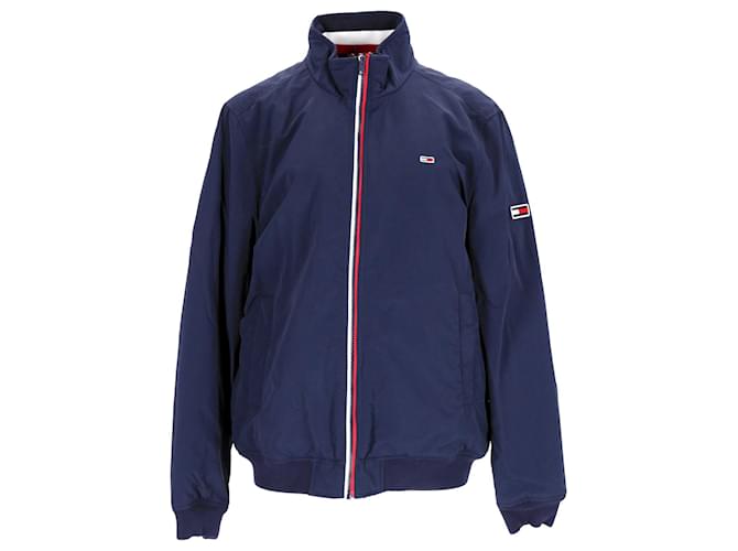 Tommy Hilfiger Mens Essential Padded Bomber Jacket Navy blue Nylon - Main Image