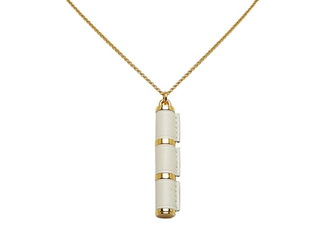 Hermès Charnière GM Pendant Necklace 011084CC Golden Metal  ref.1166216