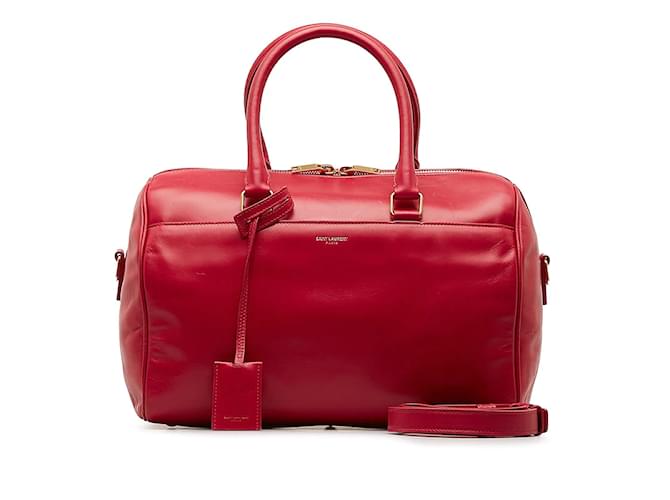Yves Saint Laurent Classic Baby Duffle Bag 322049 Pink Leather Pony-style calfskin  ref.1166234