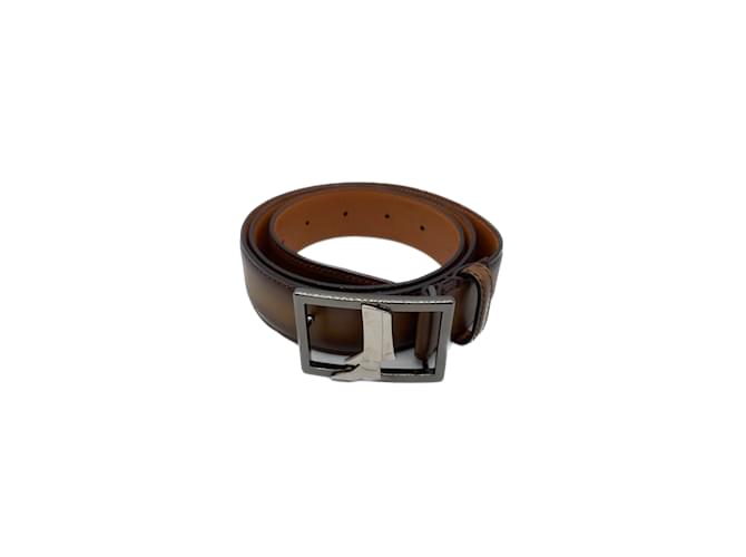 BERLUTI  Belts T.cm 95 leather Brown  ref.1166254