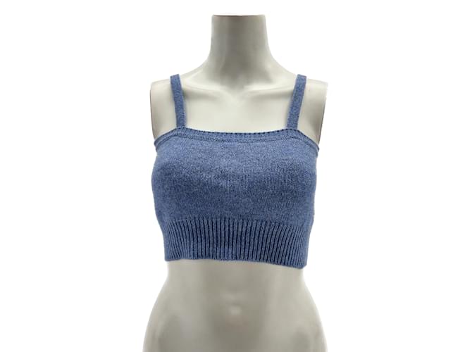Autre Marque Non Signé / Unsigned tops T.0-5 1 Cashmere Blue  ref.1166265