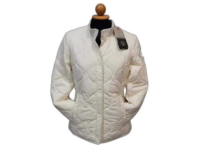 Napapijri Coats, Outerwear Eggshell Polyester  ref.1166370