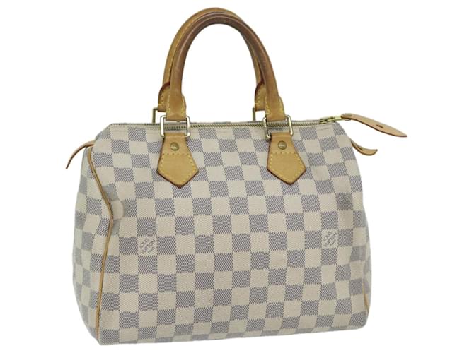 Louis Vuitton Speedy 25 White Cloth  ref.1166388