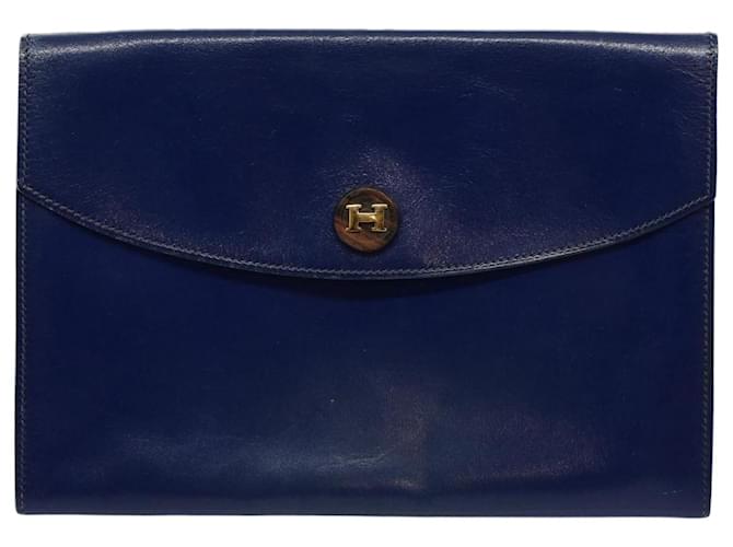 Hermès Rio Blue Leather  ref.1166494