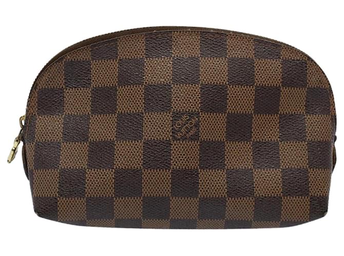 Louis Vuitton cosmetic pouch Brown Cloth  ref.1166573