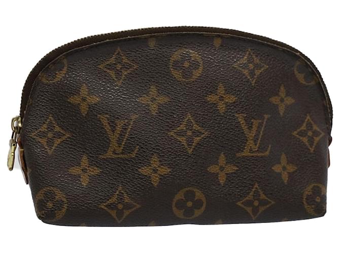 LOUIS VUITTON Monogram Pochette Cosmetic PM Cosmetic Pouch M47515 LV Auth 60104 Cloth  ref.1166728