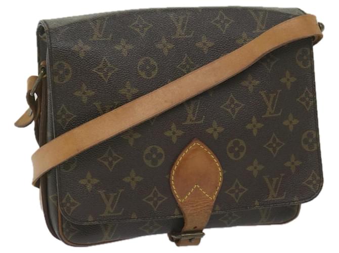 LOUIS VUITTON Monogram Cartouchiere GM Shoulder Bag M51252 LV Auth am5316 Cloth  ref.1166781