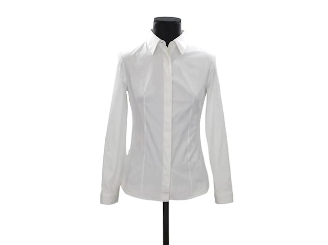 Prada Camicia di cotone Bianco  ref.1166818