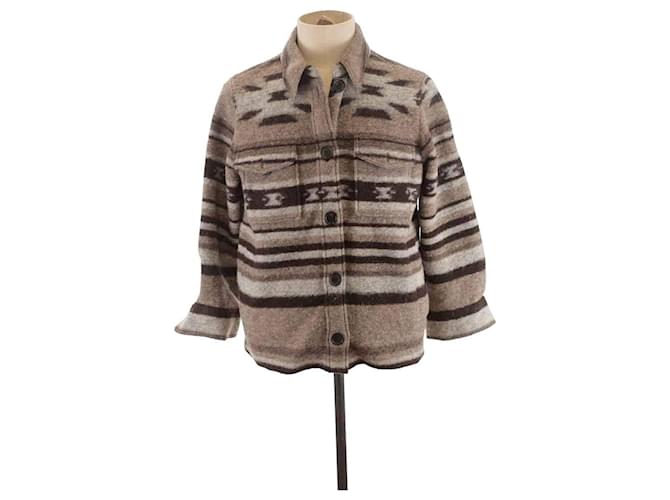 Isabel Marant Wool jacket Brown  ref.1166844