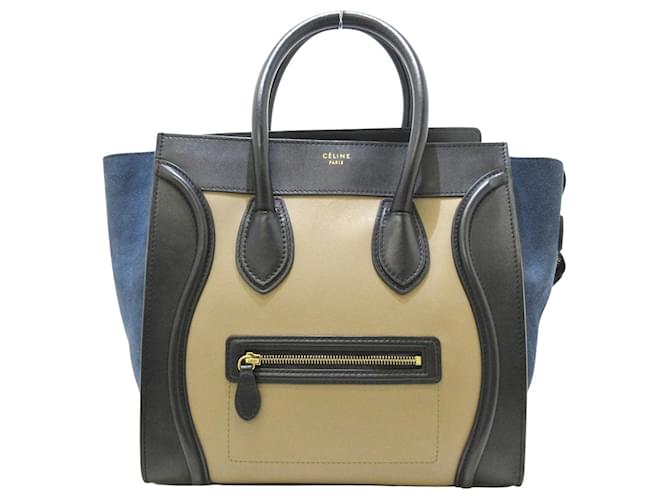 Céline Luggage Beige Leather  ref.1166905
