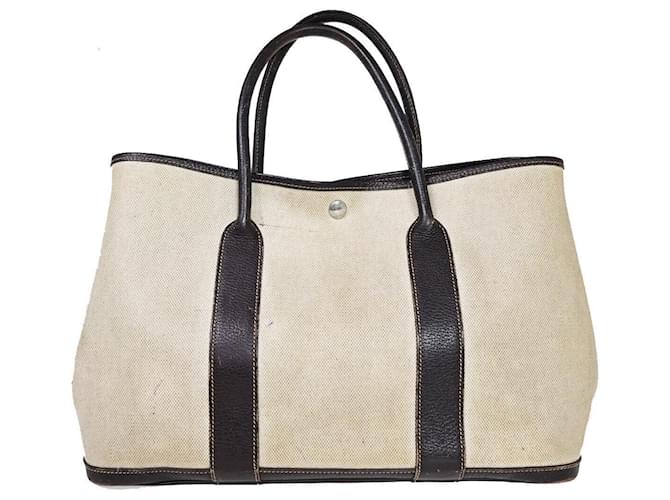 Hermès Garden Party Beige Cloth  ref.1167050